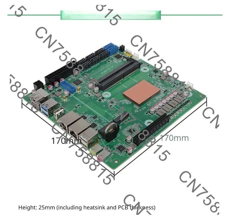Mini Itx Dual 2.5G Nas Motherboard - لوحة أم AMD Ryzen R5 5625U