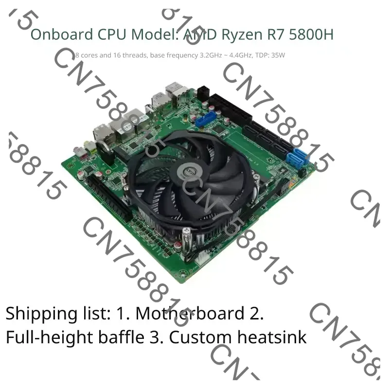 لوحة أم AMD Ryzen R5 5625U / R - مراجعة Mini Itx Dual 2.5G Nas Motherboard وسعره